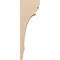 Ekena Millwork 6"W x 12"D x 36"H Thin Hughes Rough Cedar Woodgrain TimberThane Corbel, Primed Tan CORUR06X12X36HUGRCPR - alternate 5